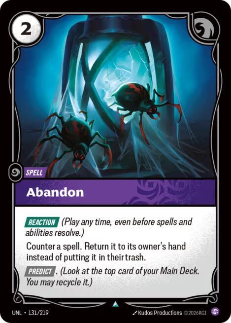 Abandon, Unleashed 131/219