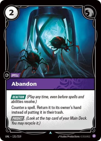 Abandon, Unleashed 131/219