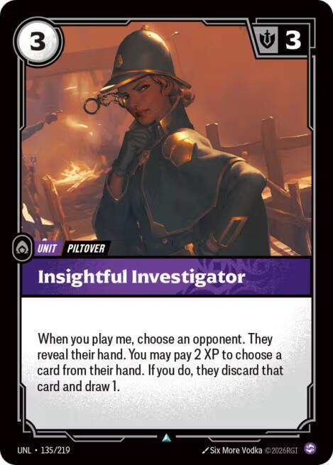 Insightful Investigator, Unleashed 135/219