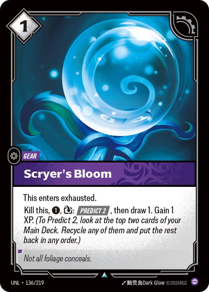 Scryer's Bloom, Unleashed 136/219