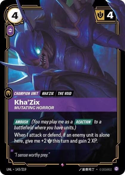 Kha'Zix - Mutating Horror, Unleashed 143/219