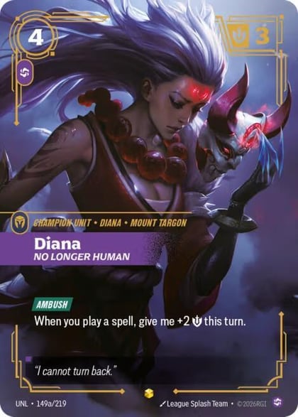 Diana - No Longer Human (Alternate Art), Unleashed 149a/219