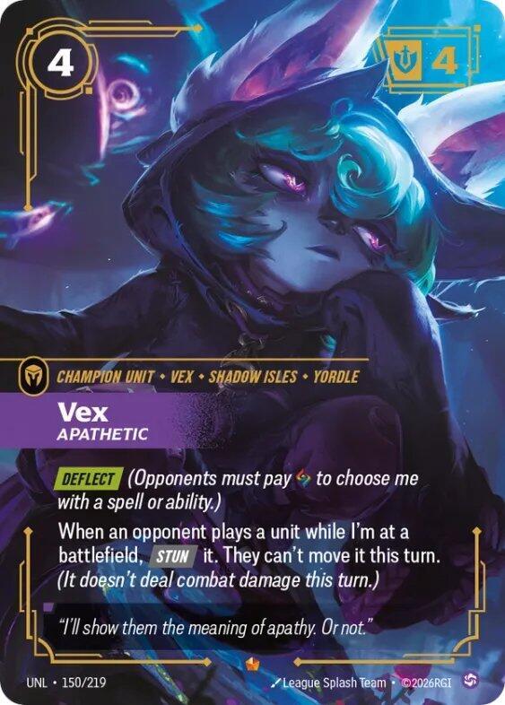 Vex - Apathetic, Unleashed 150/219