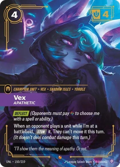Vex - Apathetic, Unleashed 150/219