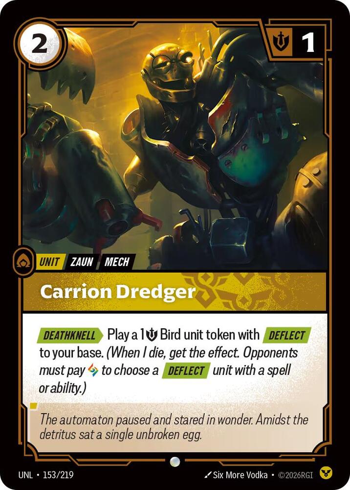 Carrion Dredger, Unleashed 153/219