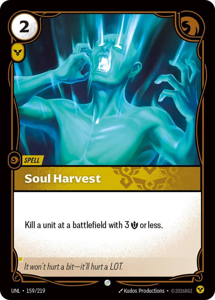 Soul Harvest, Unleashed 159/219