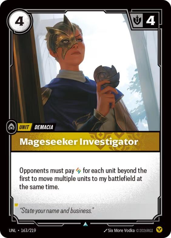 Mageseeker Investigator, Unleashed 163/219