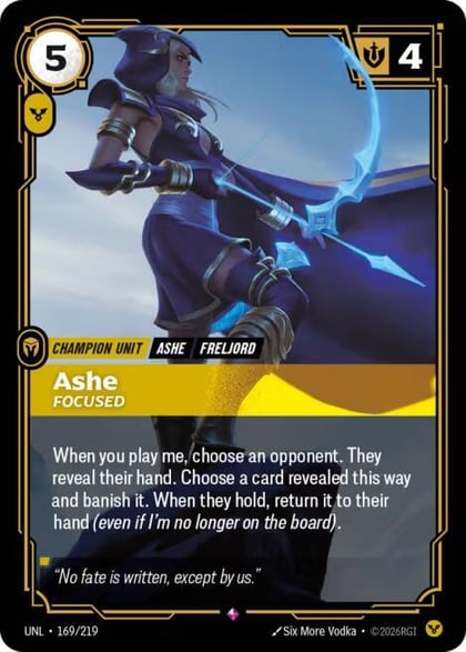 Ashe - Focused, Unleashed 169/219
