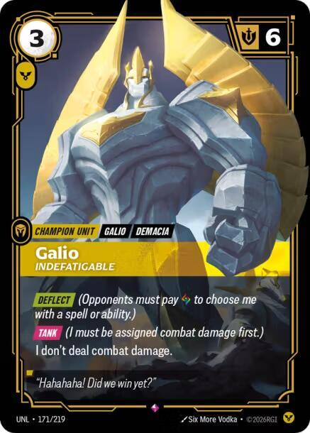 Galio - Indefatigable, Unleashed 171/219
