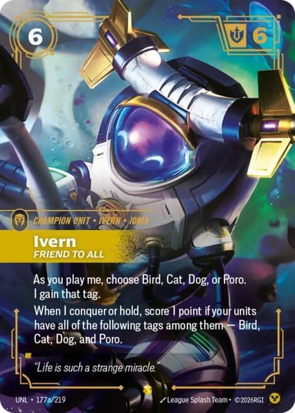 Ivern - Friend to All (Alternate Art), Unleashed 177a/219