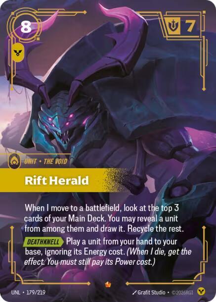Rift Herald, Unleashed 179/219