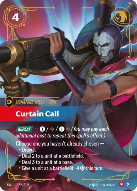 Curtain Call, Unleashed 182/219