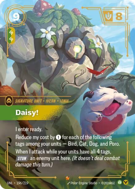 Daisy!, Unleashed 196/219