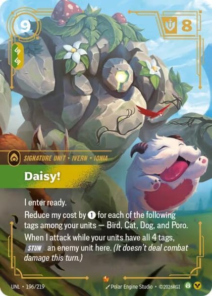 Daisy!, Unleashed 196/219