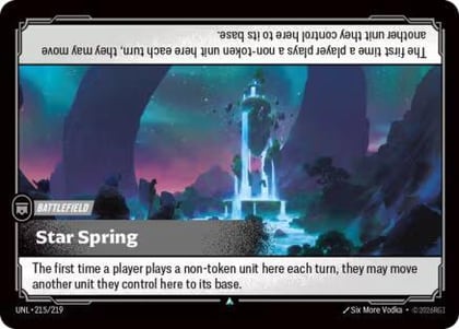 Star Spring, Unleashed 215/219