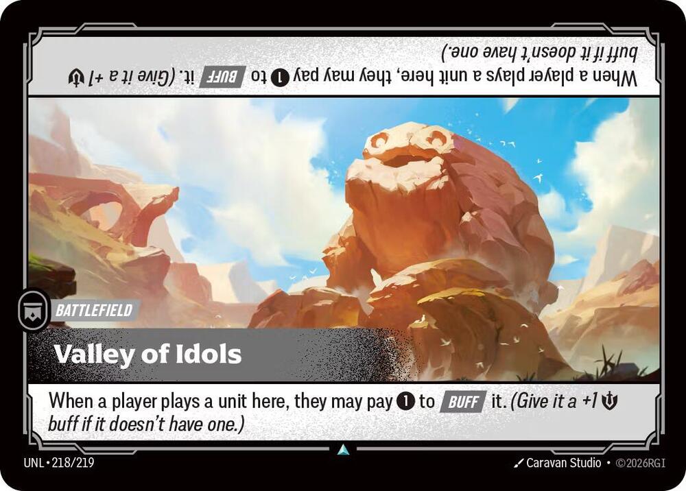 Valley of Idols, Unleashed 218/219
