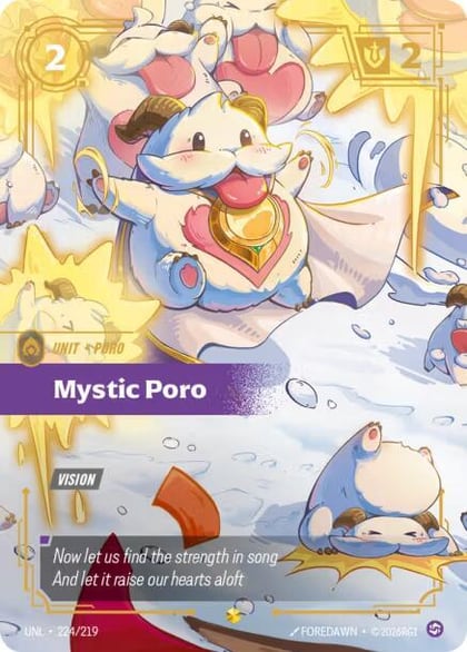 Mystic Poro (Overnumbered), Unleashed 224/219