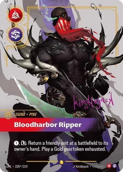 Pyke - Bloodharbor Ripper (Signature), Unleashed 228*/219