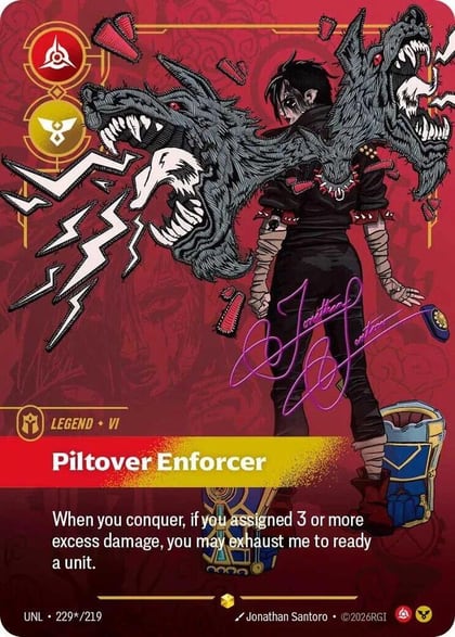 Vi - Piltover Enforcer (Signature), Unleashed 229*/219