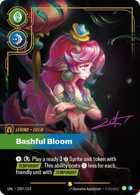 Lillia - Bashful Bloom (Signature), Unleashed 230*/219