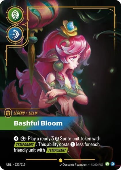 Lillia - Bashful Bloom (Overnumbered), Unleashed 230/219