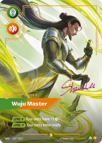 Master Yi - Wuju Master (Signature), Unleashed 231*/219