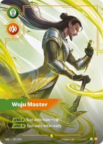 Master Yi - Wuju Master (Overnumbered), Unleashed 231/219