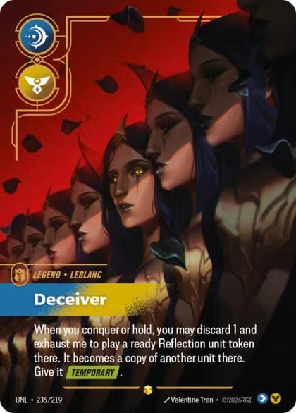 LeBlanc - Deceiver (Overnumbered), Unleashed 235/219