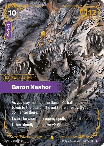 Baron Nashor (Ultimate), Unleashed 238/219