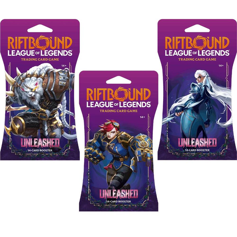 Unleashed - Sleeved Booster Pack Art Bundle [Set of 3], Unleashed P690175