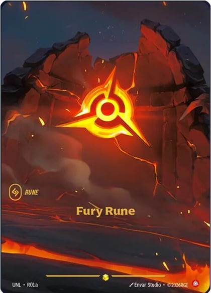 Fury Rune (R01a), Unleashed R01a