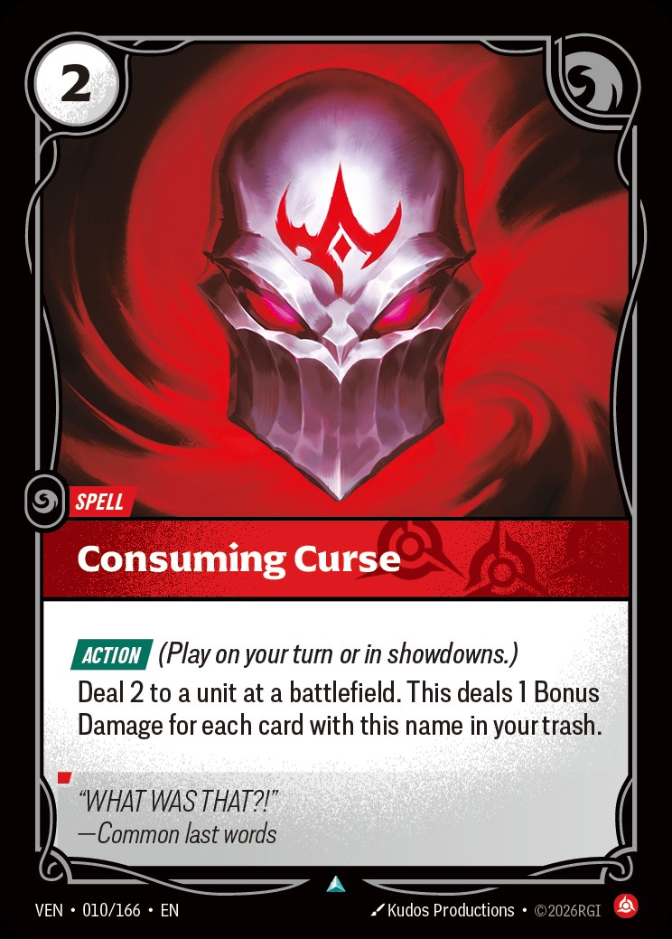 Consuming Curse, Vendetta 010/166