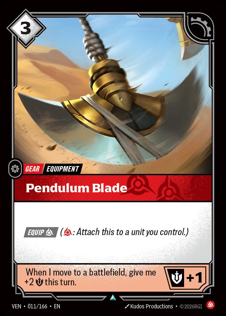 Pendulum Blade, Vendetta 011/166