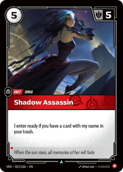 Shadow Assassin, Vendetta 013/166