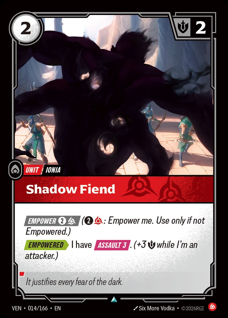 Shadow Fiend, Vendetta 014/166