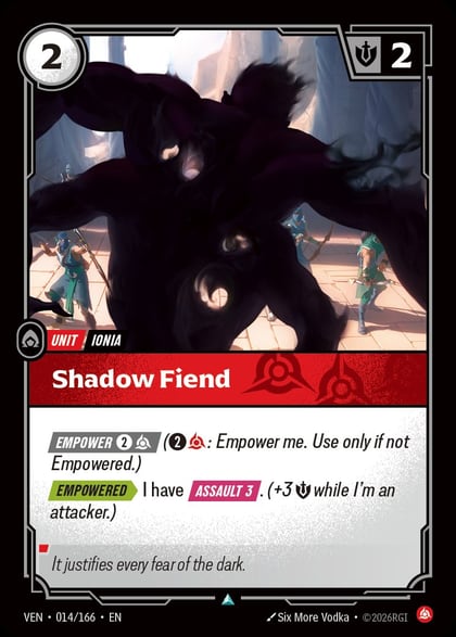 Shadow Fiend, Vendetta 014/166