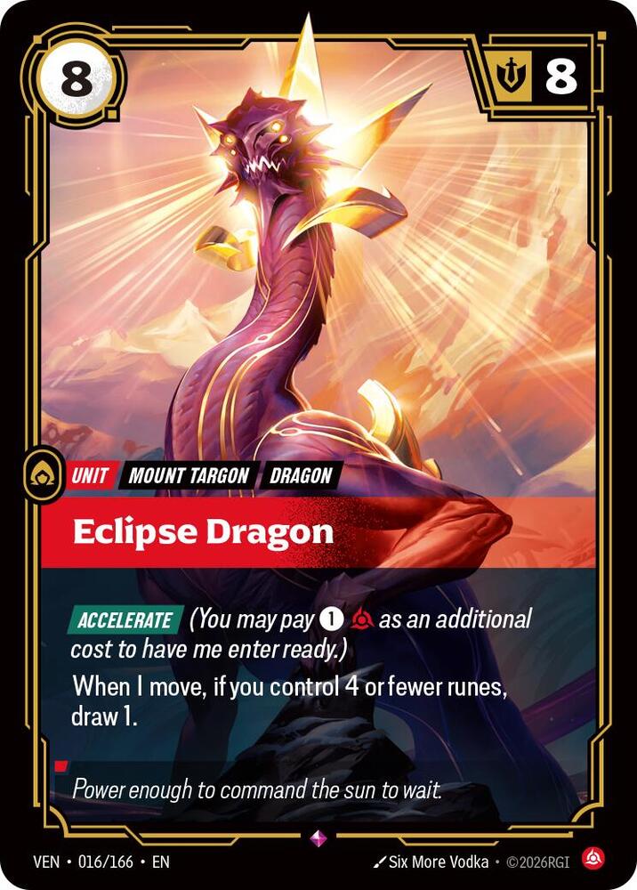 Eclipse Dragon, Vendetta 016/166