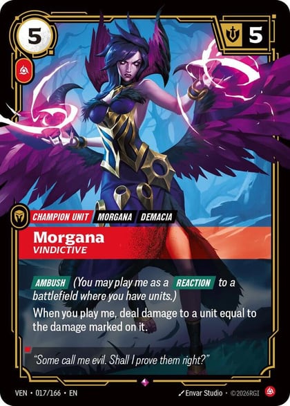 Morgana, Vindictive, Vendetta 017/166