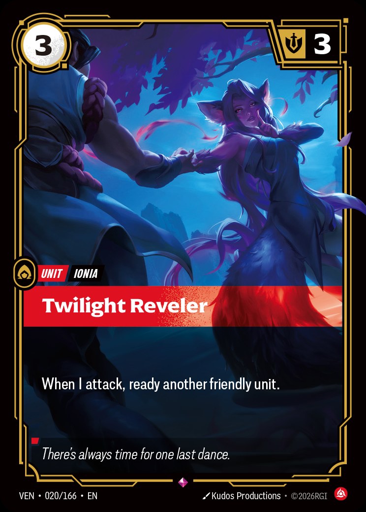 Twilight Reveler, Vendetta 020/166