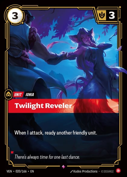 Twilight Reveler, Vendetta 020/166
