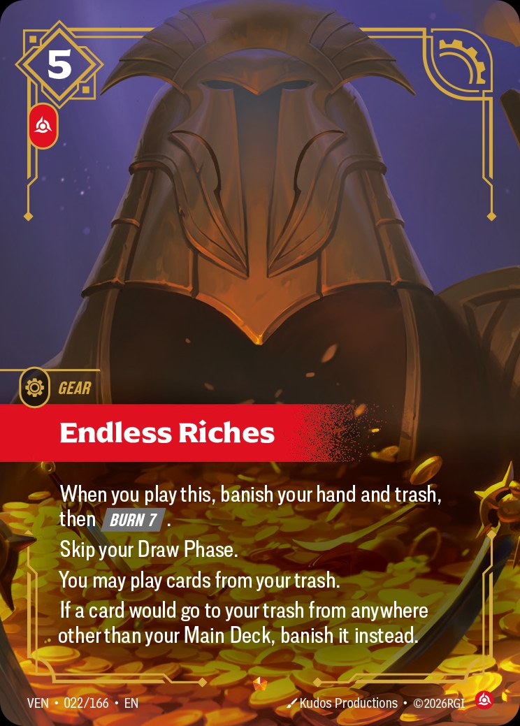 Endless Riches, Vendetta 022/166
