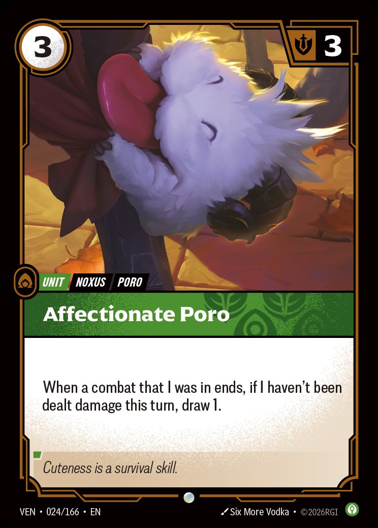Affectionate Poro, Vendetta 024/166