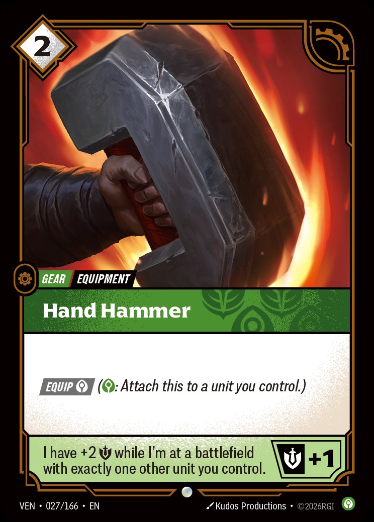 Hand Hammer, Vendetta 027/166