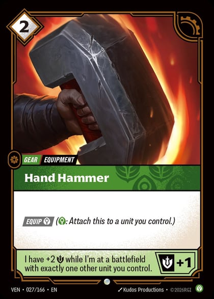 Hand Hammer, Vendetta 027/166