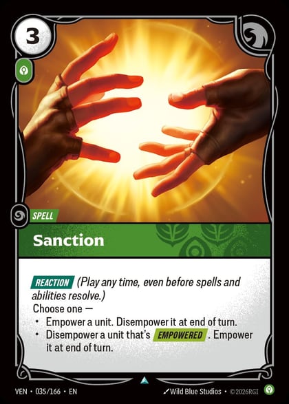 Sanction, Vendetta 035/166