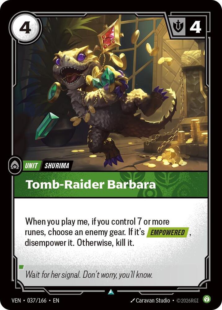 Tomb-Raider Barbara, Vendetta 037/166