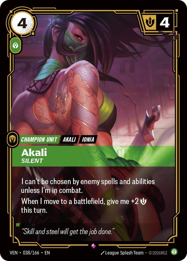 Akali, Silent, Vendetta 038/166
