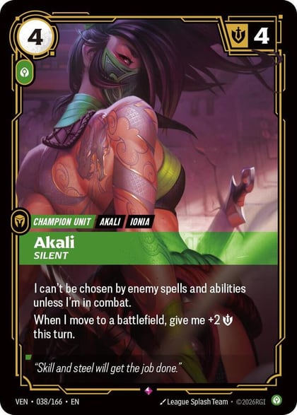 Akali, Silent, Vendetta 038/166