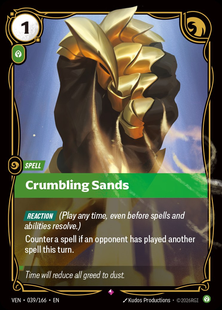 Crumbling Sands, Vendetta 039/166