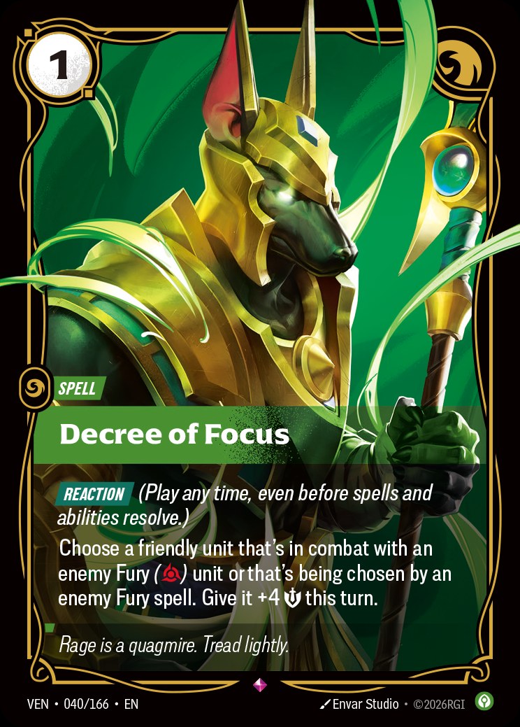Decree of Focus, Vendetta 040/166